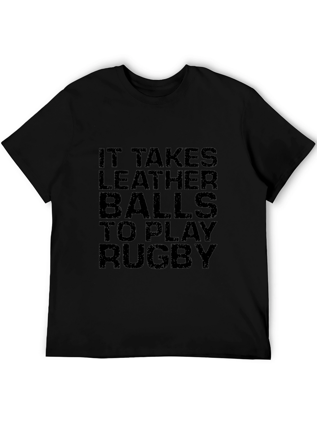 Leather Balls Rugby Graphic T-Shirt
