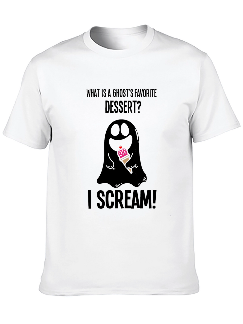 Ghost I Scream Halloween T-Shirt