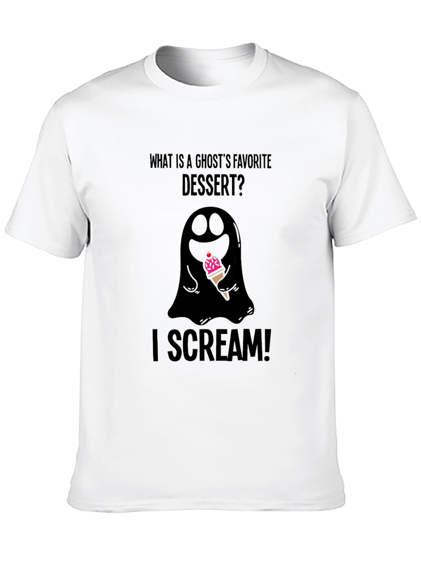 Ghost I Scream Halloween T-Shirt