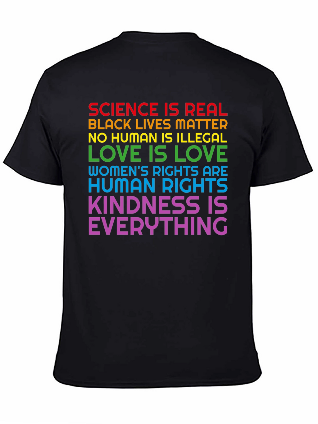 Equality T-Shirt: Science is Real Love is Love