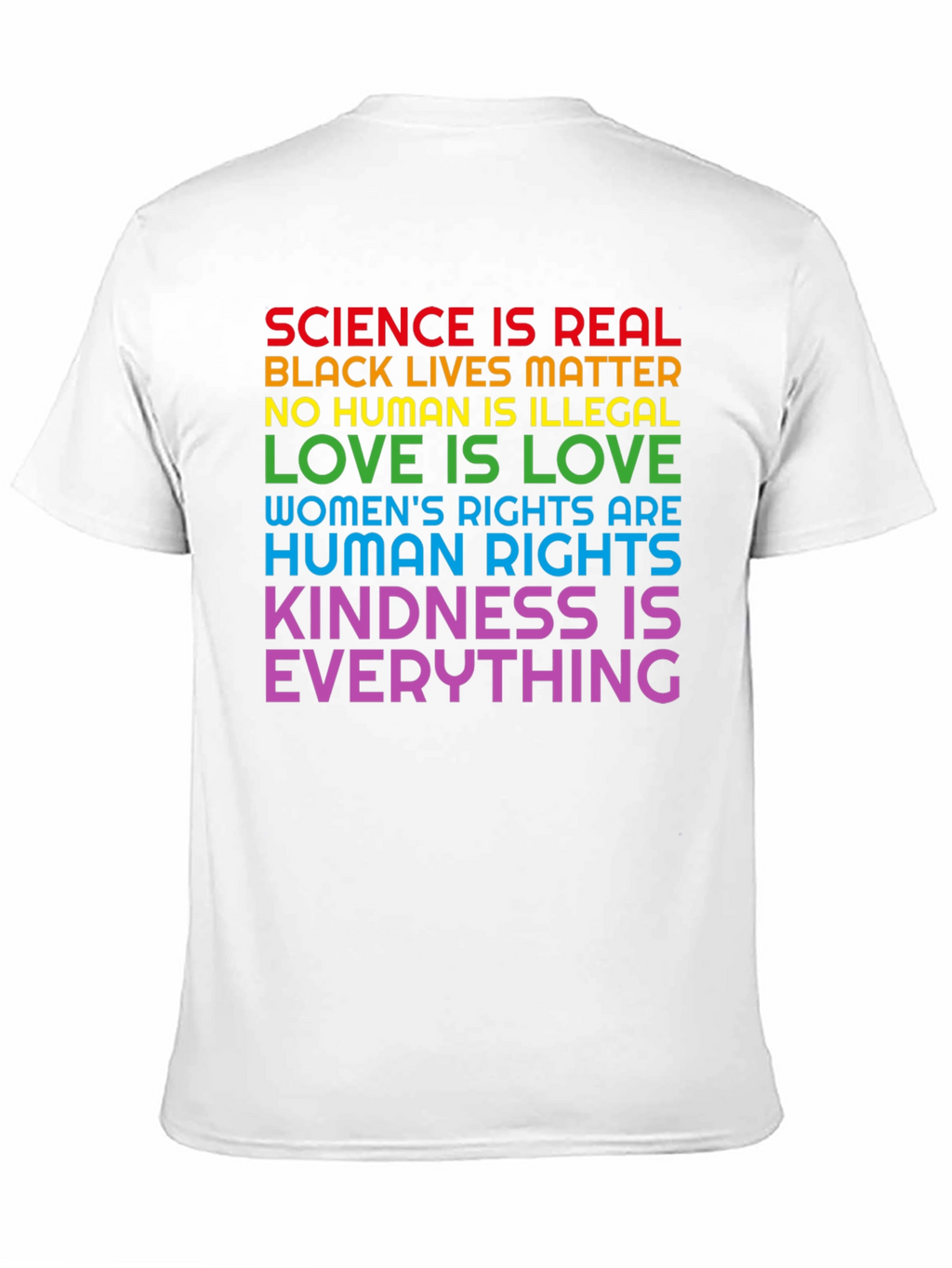 Equality T-Shirt: Science is Real Love is Love
