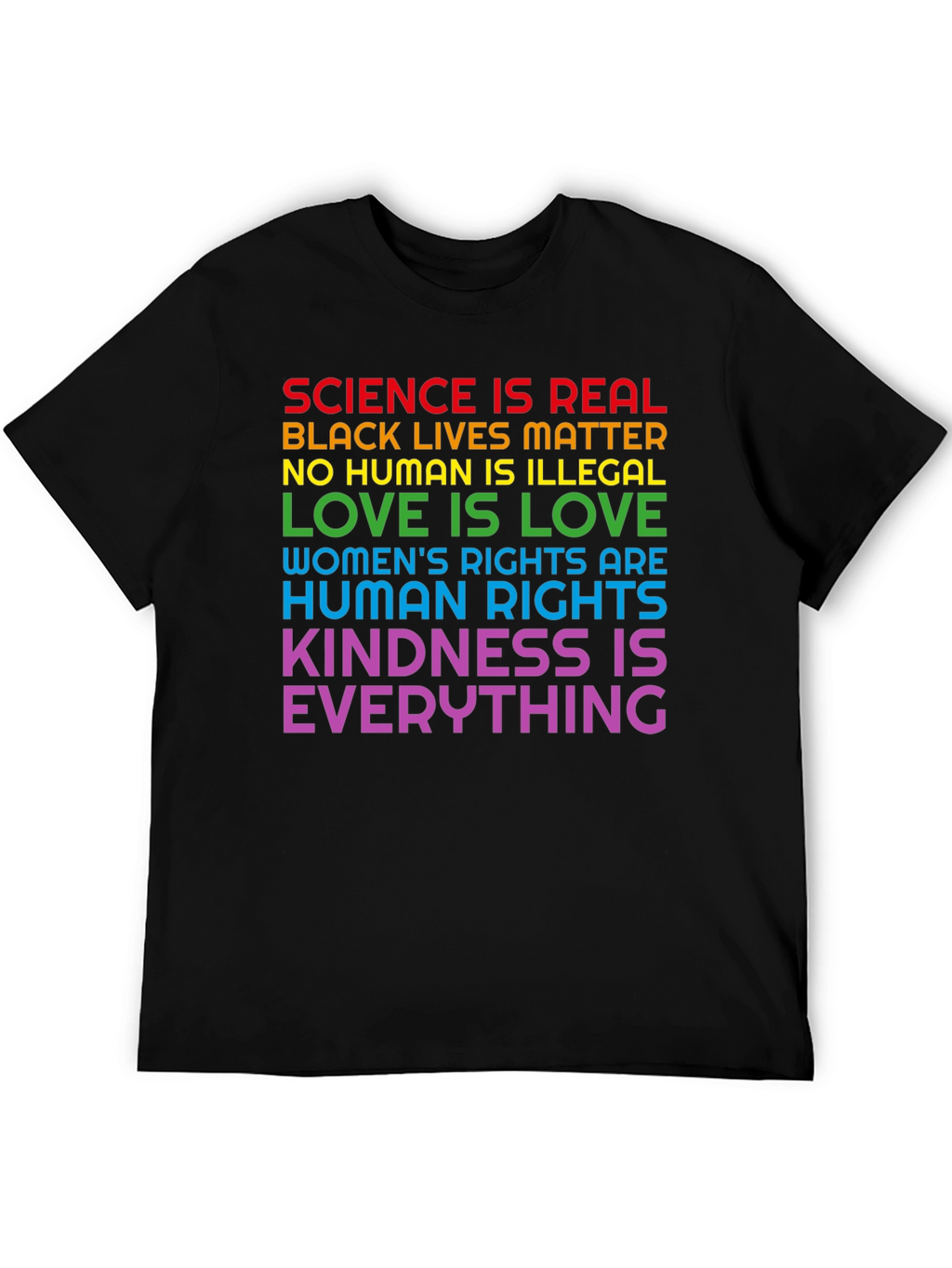 Equality T-Shirt: Science is Real Love is Love
