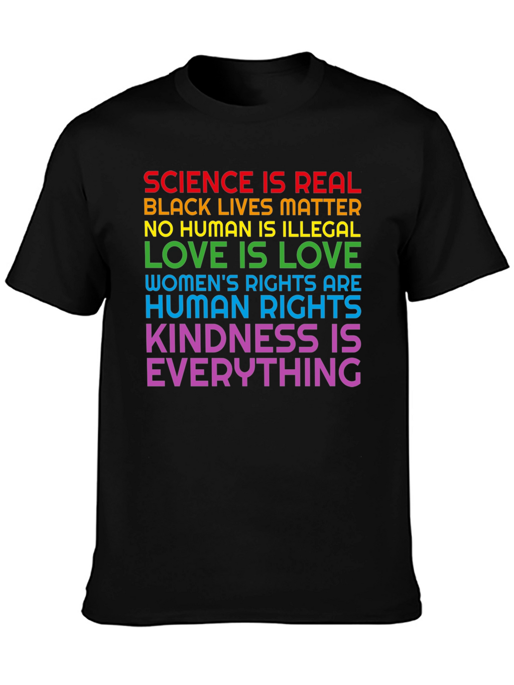 Equality T-Shirt: Science is Real Love is Love