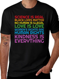 Equality T-Shirt: Science is Real Love is Love