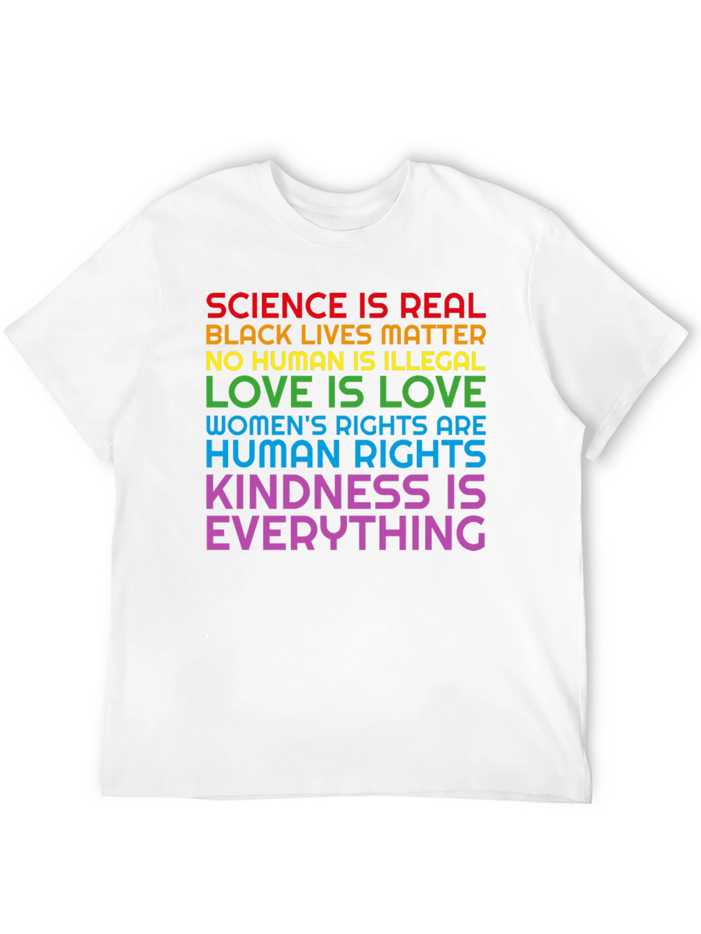 Equality T-Shirt: Science is Real Love is Love