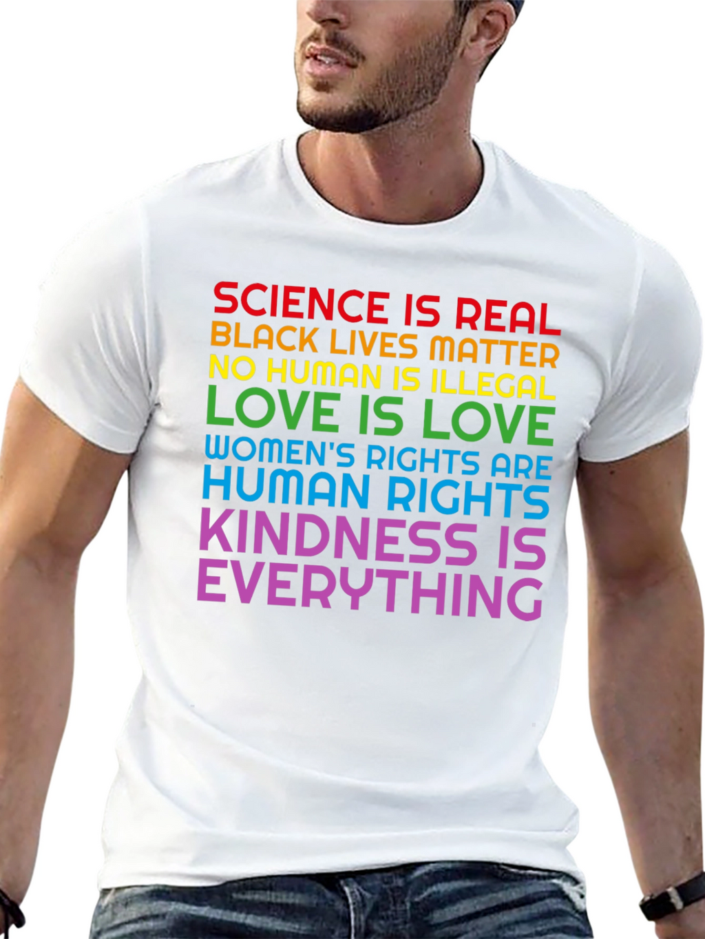Equality T-Shirt: Science is Real Love is Love