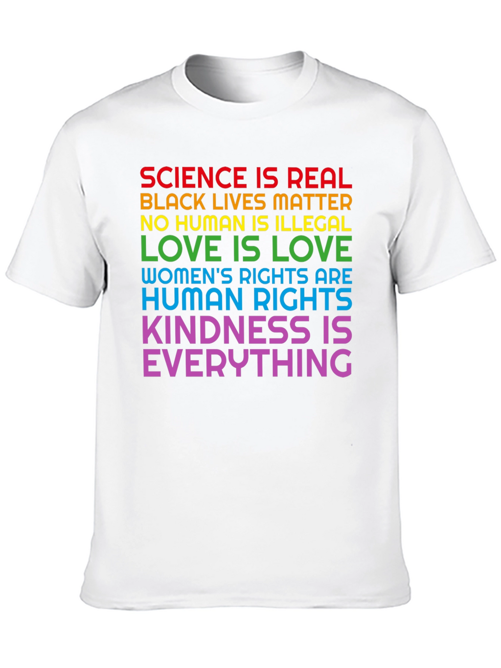 Equality T-Shirt: Science is Real Love is Love