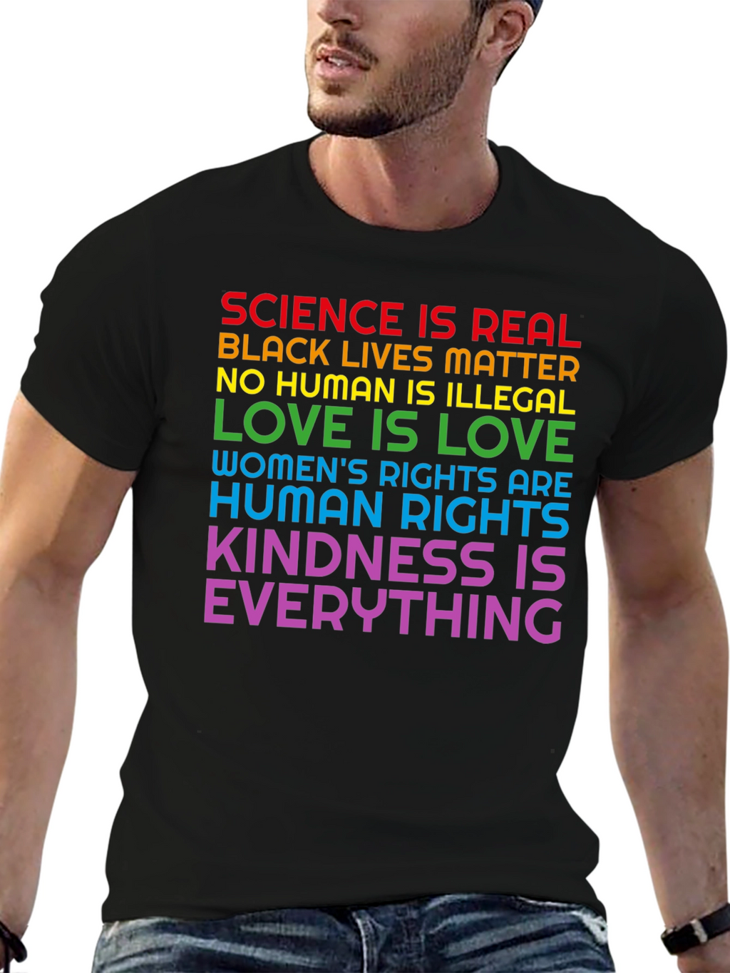 Equality T-Shirt: Science is Real Love is Love