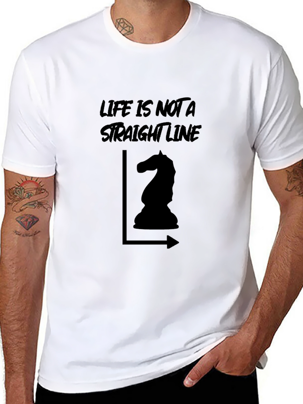 Life is not a Straight Line T-Shirt