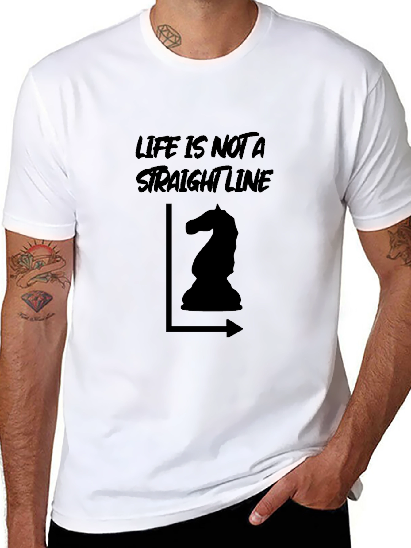 Life is not a Straight Line T-Shirt