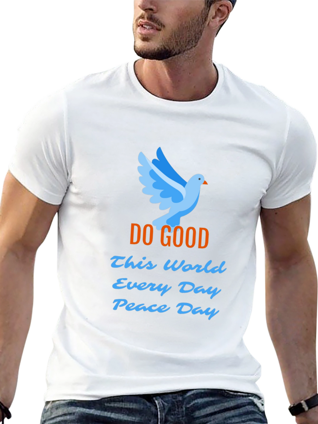Peace Dove Graphic T-Shirt - Do Good Peace Day