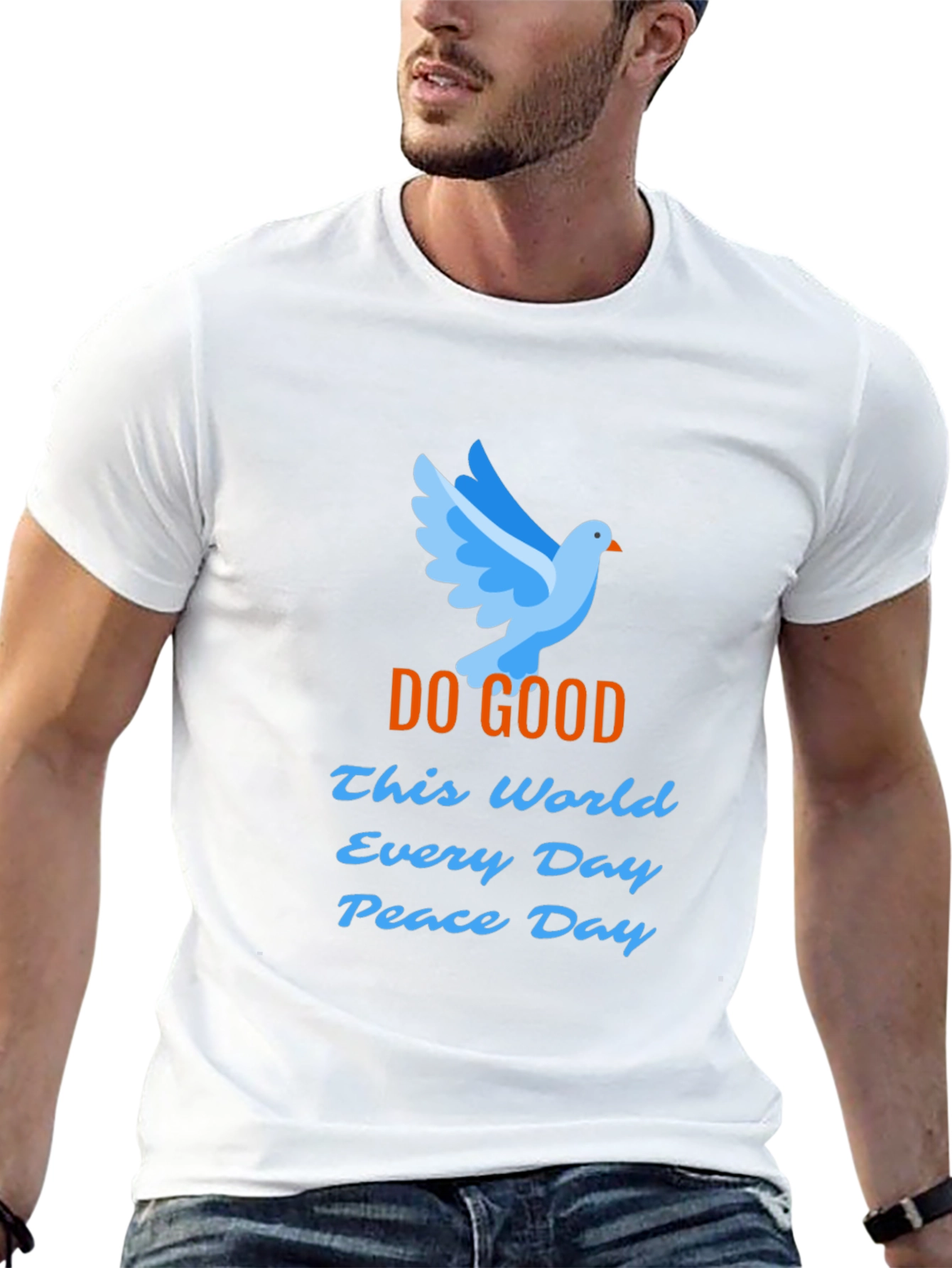 Peace Dove Graphic T-Shirt - Do Good Peace Day