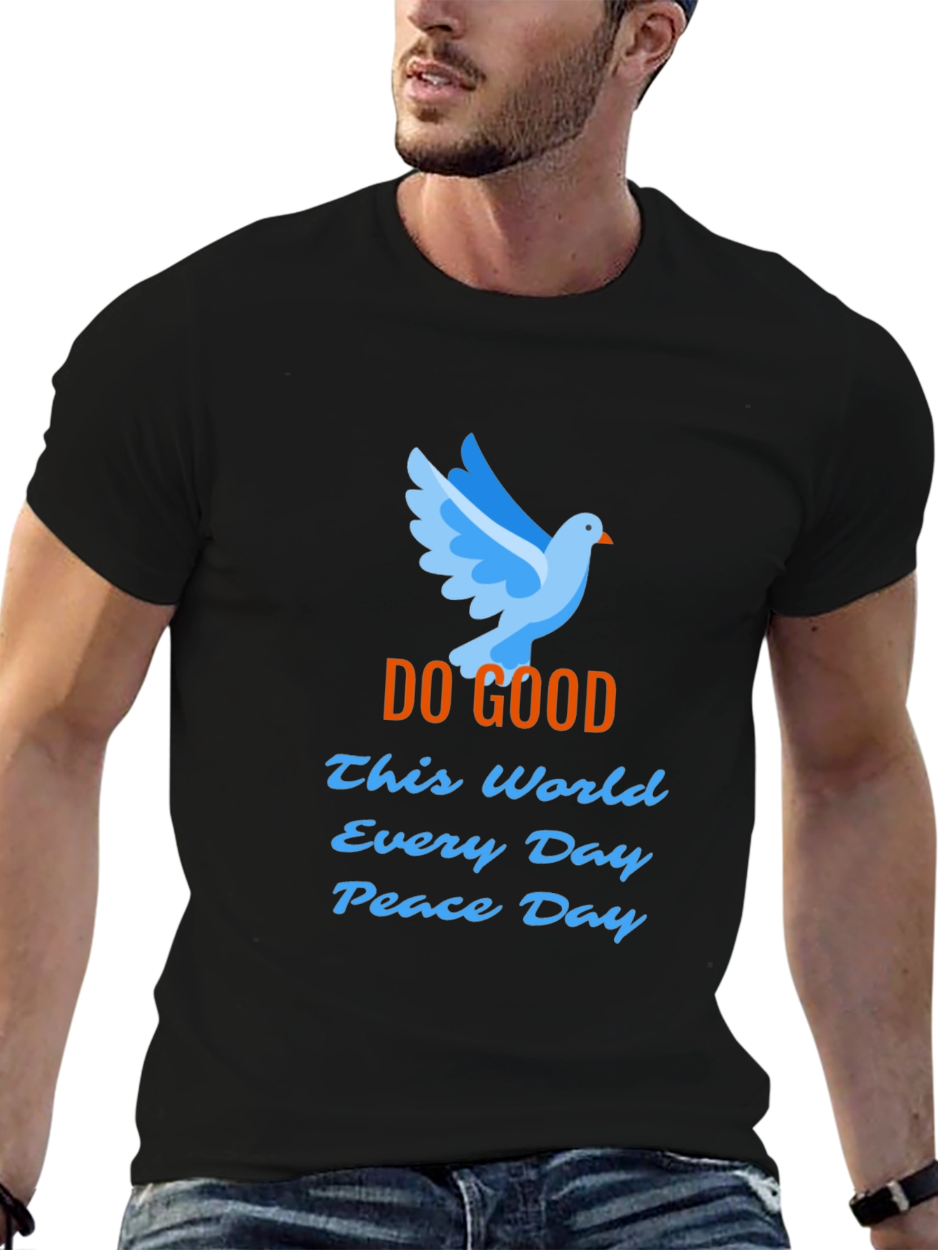 Peace Dove Graphic T-Shirt - Do Good Peace Day