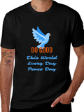 Peace Dove Graphic T-Shirt - Do Good Peace Day