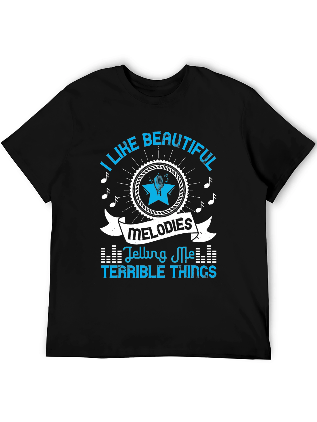 Beautiful Melodies Graphic T-Shirt - Black