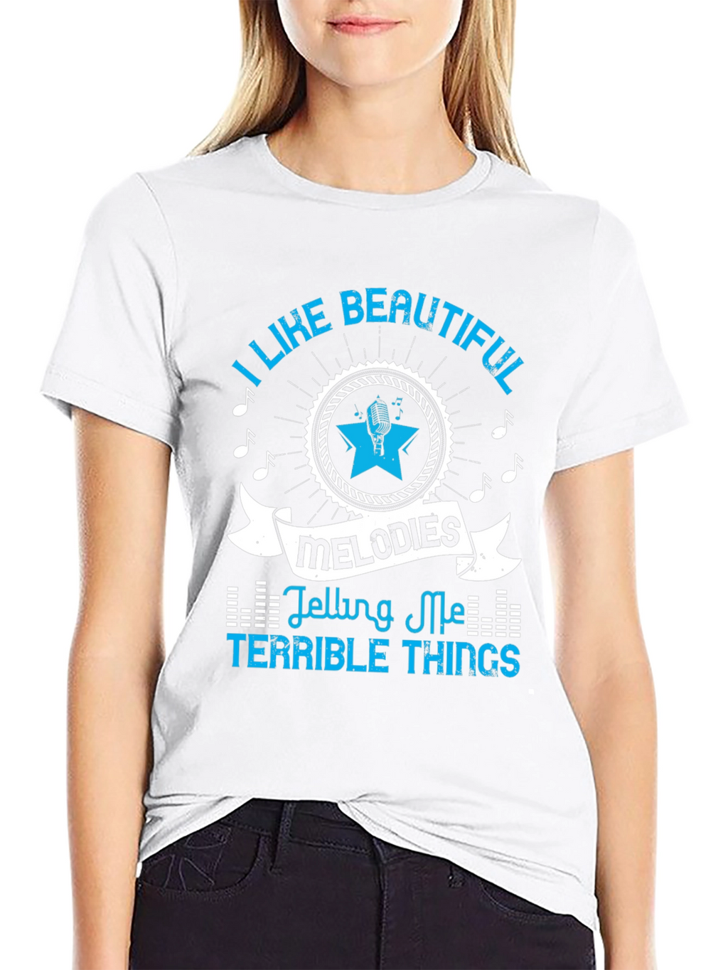 Beautiful Melodies Graphic T-Shirt - Black