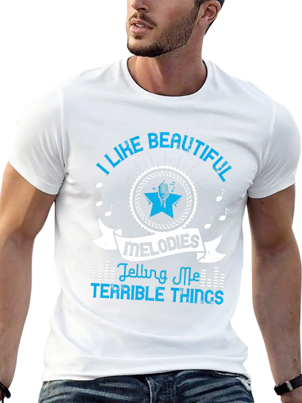 Beautiful Melodies Graphic T-Shirt - Black