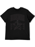 Boxing Graphic Tee - Black Cotton T-Shirt