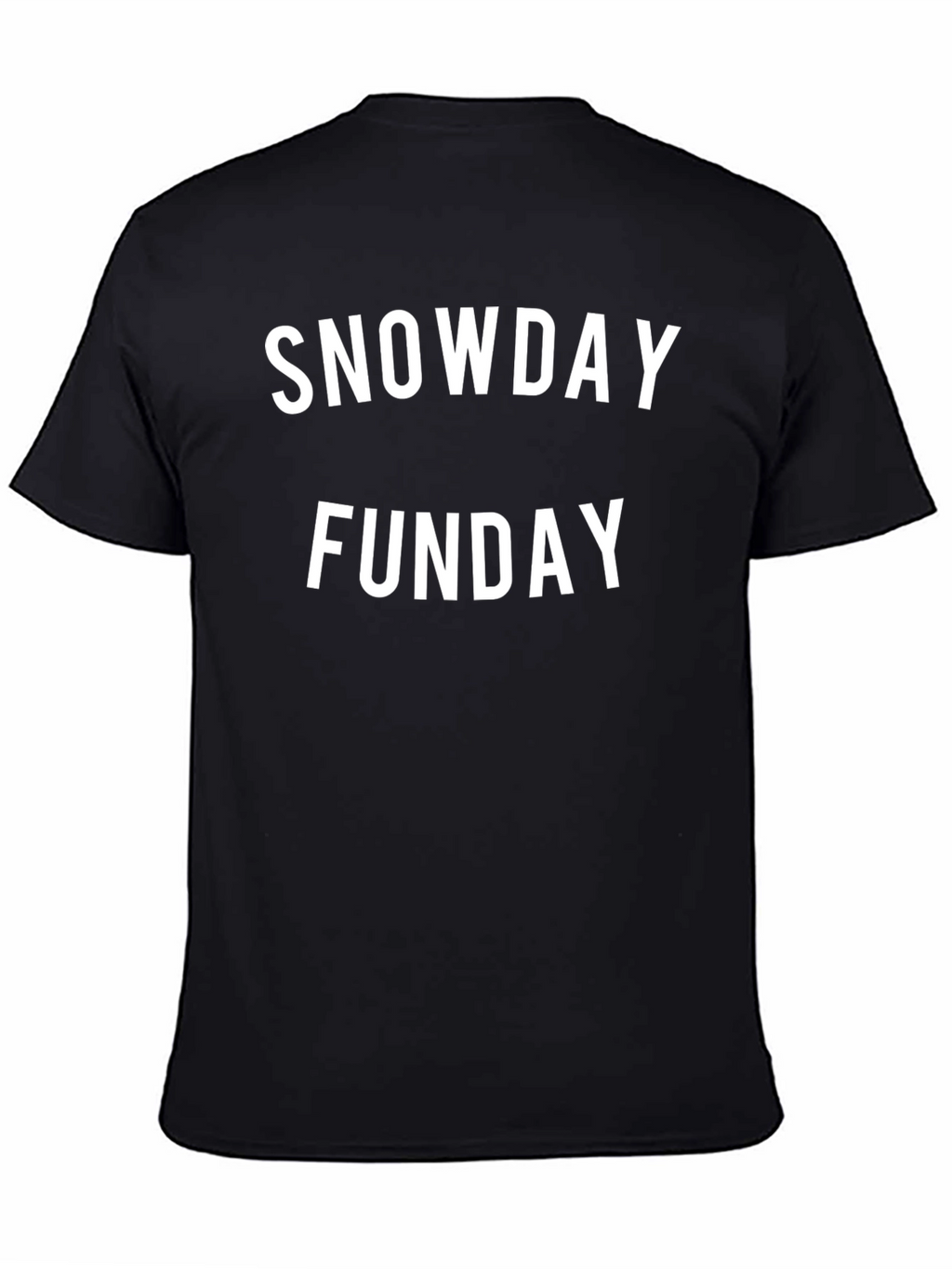 Snowday Funday Black T-Shirt