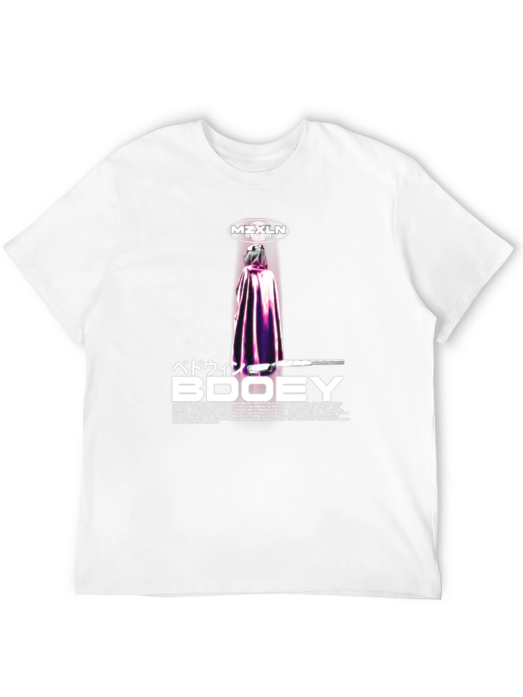 MZXLN Studio Bedouin BDOOEY Black Tee