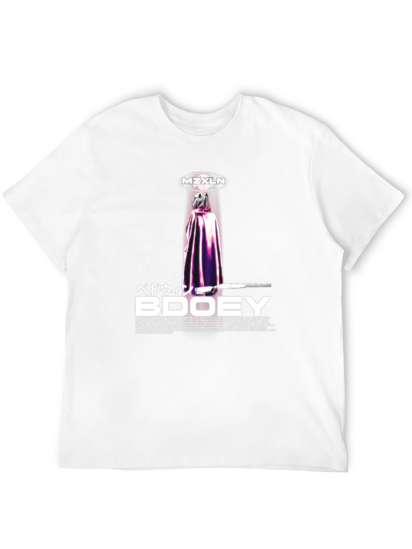 MZXLN Studio Bedouin BDOOEY Black Tee