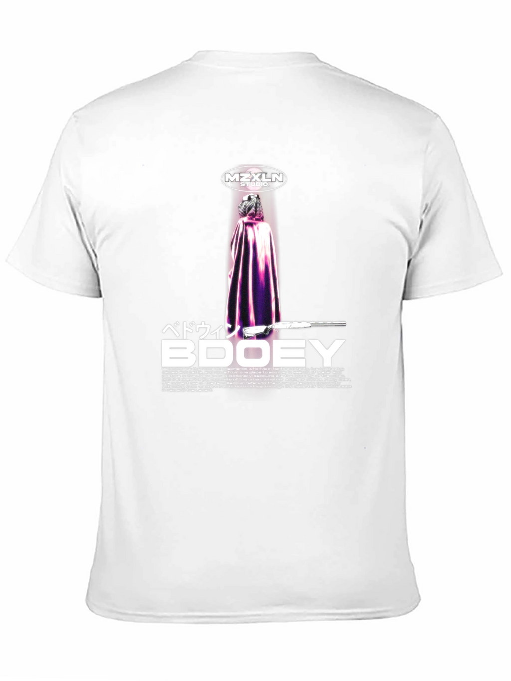 MZXLN Studio Bedouin BDOOEY Black Tee