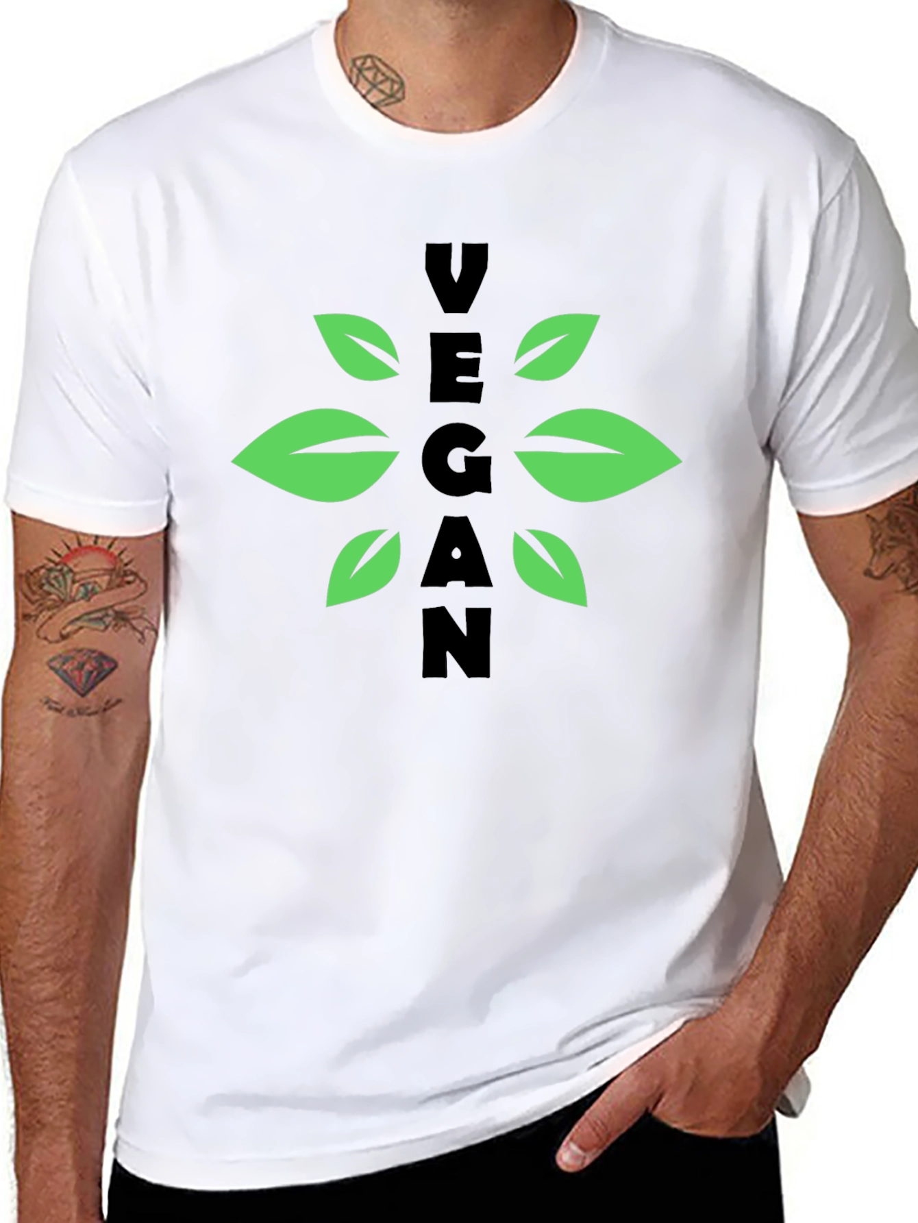 Vegan Graphic Tee - Eco-Friendly Fashion
