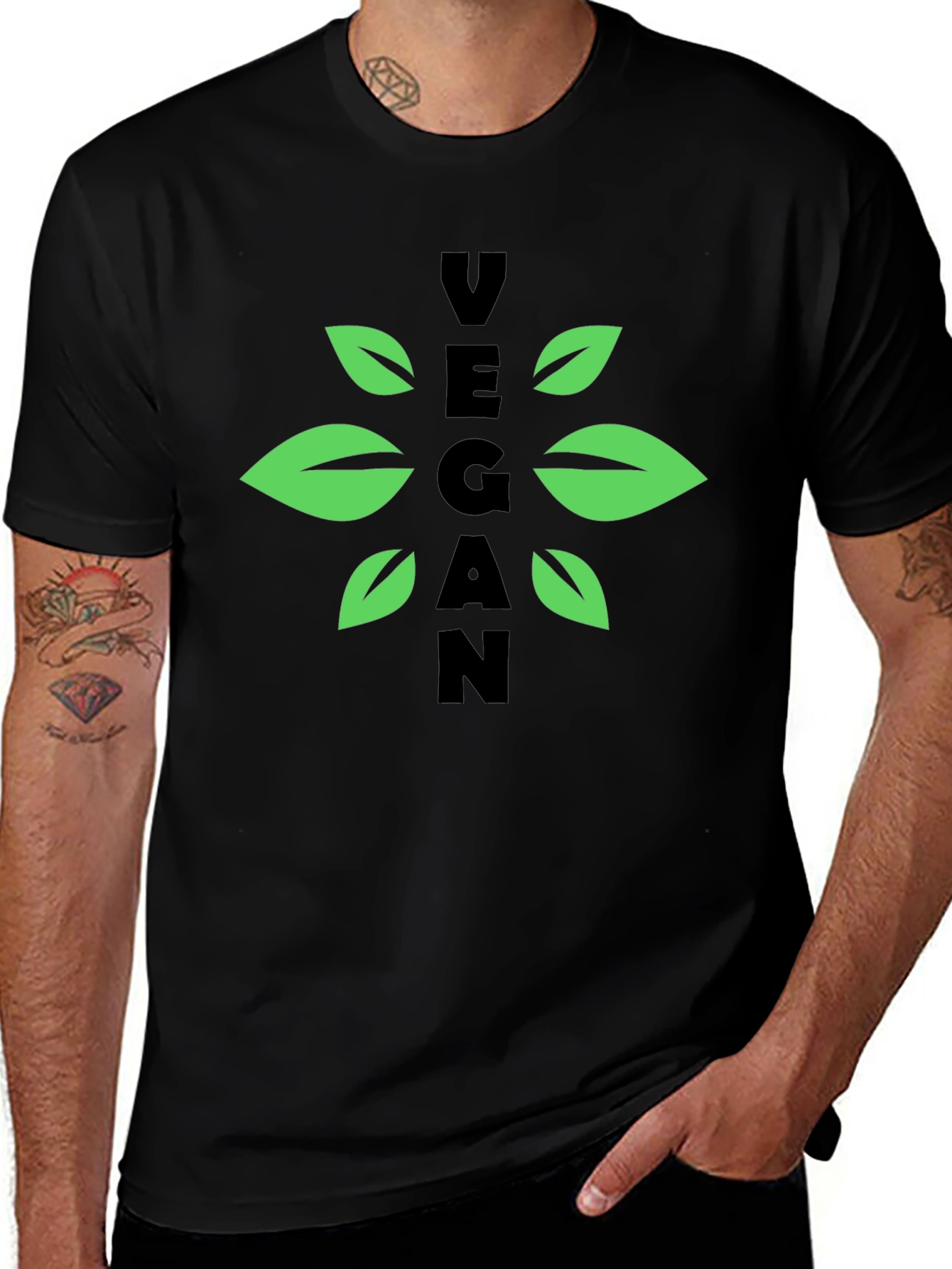 Vegan Graphic Tee - Eco-Friendly Fashion