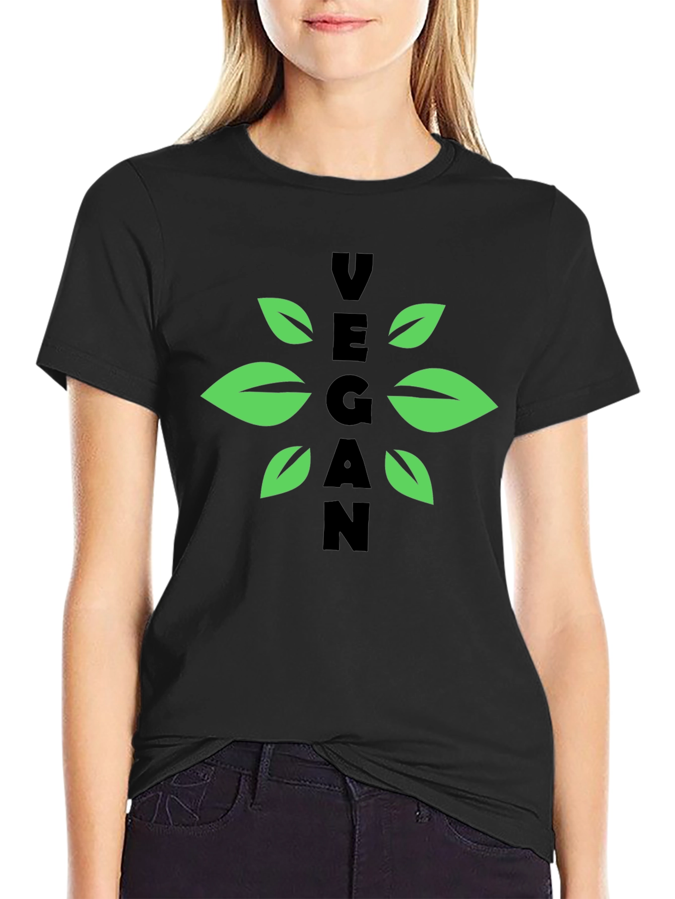 Vegan Graphic Tee - Eco-Friendly Fashion