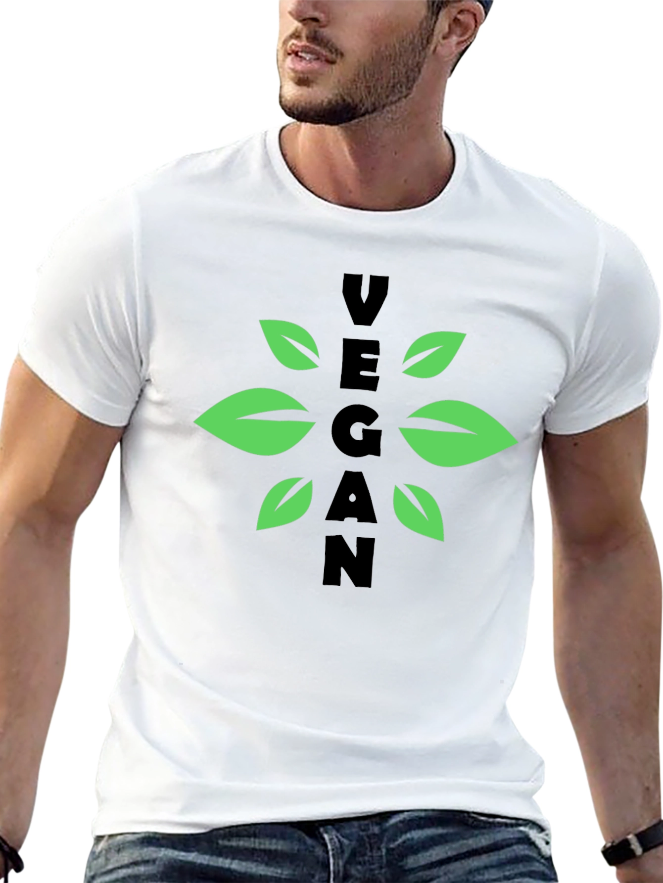 Vegan Graphic Tee - Eco-Friendly Fashion