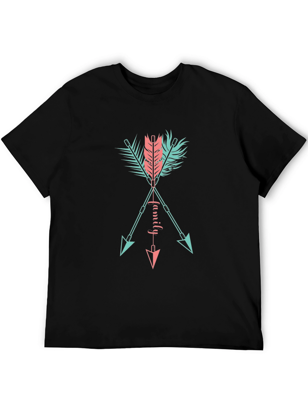 Family Arrows Graphic Tee - Casual Comfort