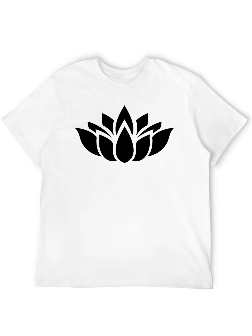 Black Lotus Graphic T-Shirt - Mens Casual Tee