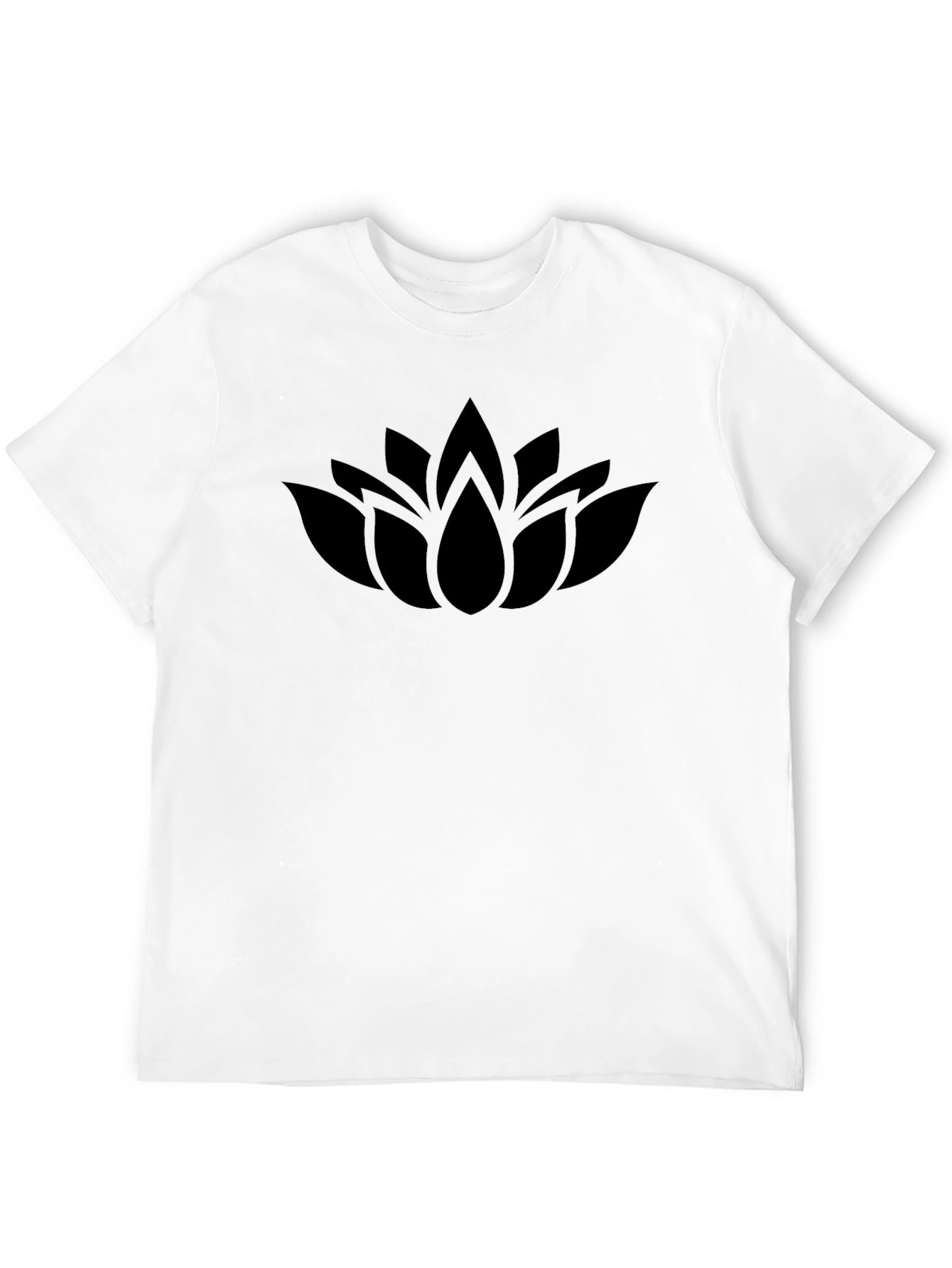 Black Lotus Graphic T-Shirt - Mens Casual Tee