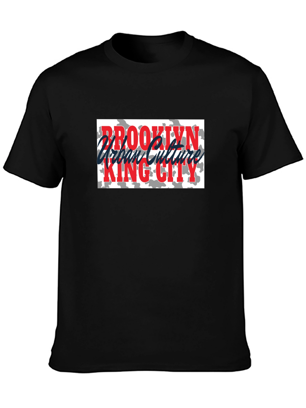 Brooklyn Urban Culture King City Black Tee