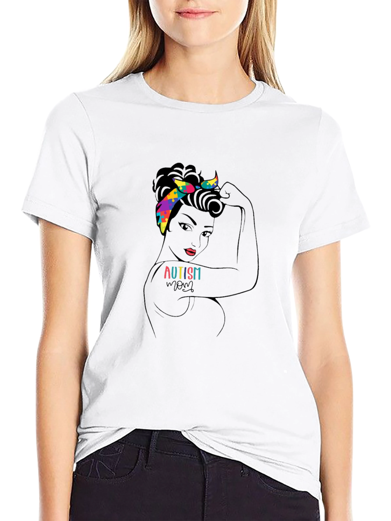 Autism Mom Graphic T-Shirt