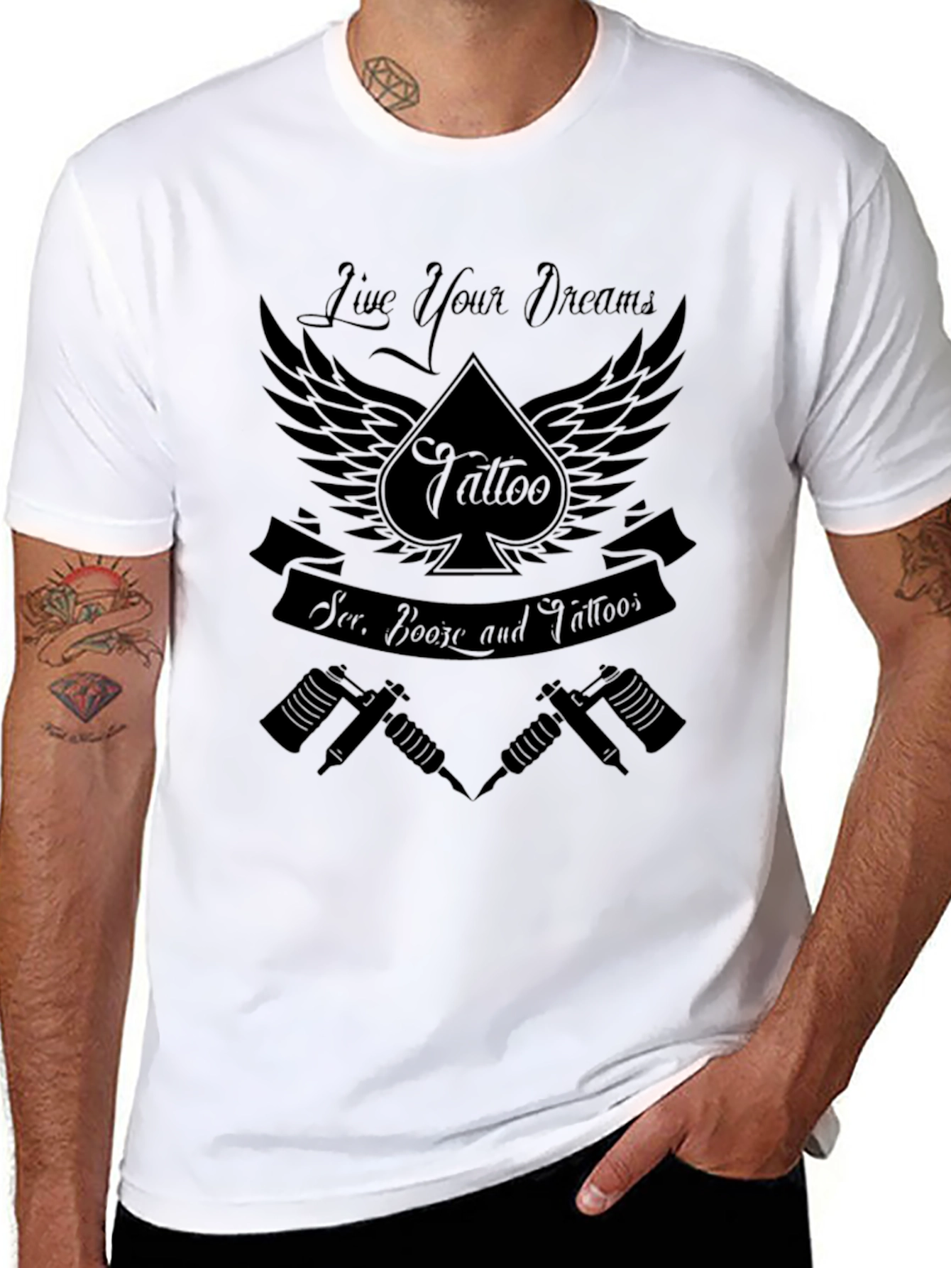 Tattoo Culture Graphic Black T-Shirt