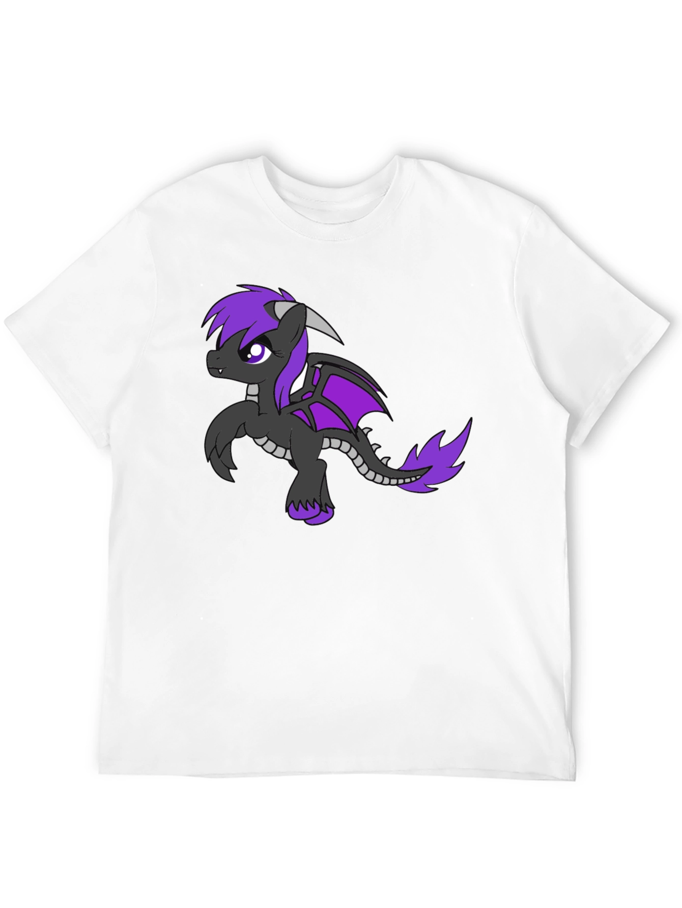 Dragon Pony Graphic Tee - Black