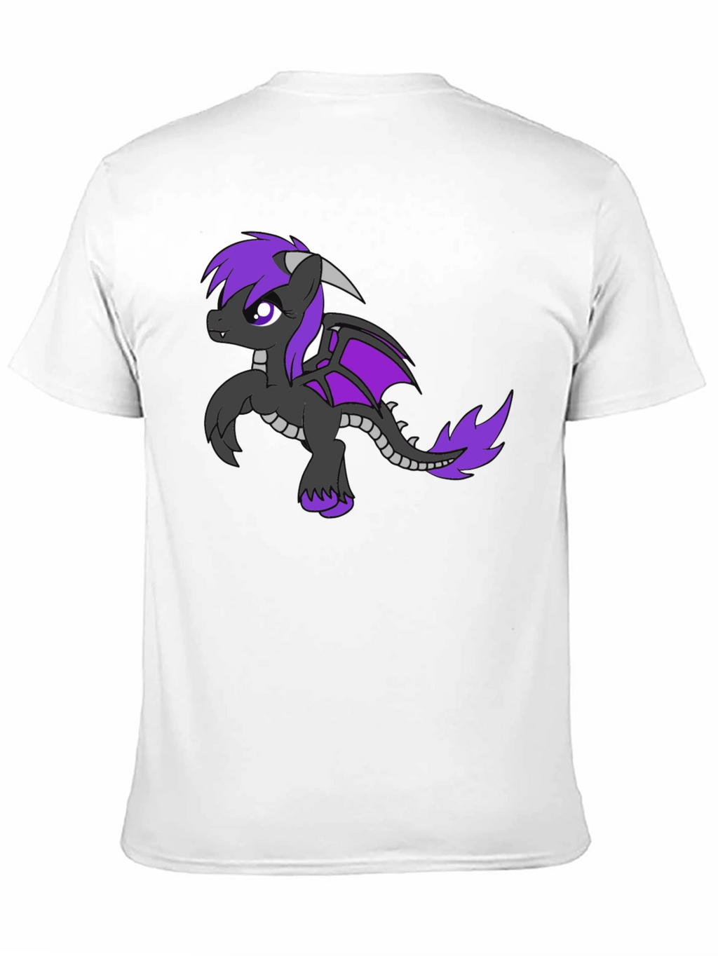 Dragon Pony Graphic Tee - Black