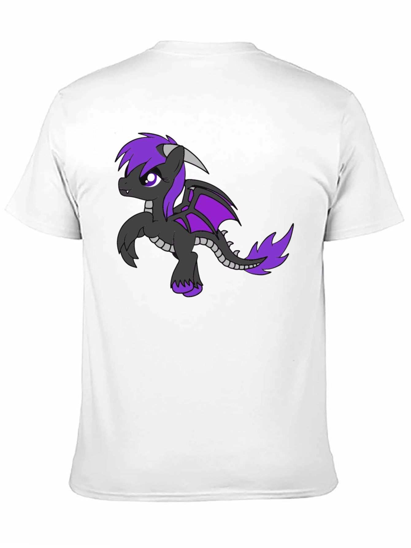 Dragon Pony Graphic Tee - Black