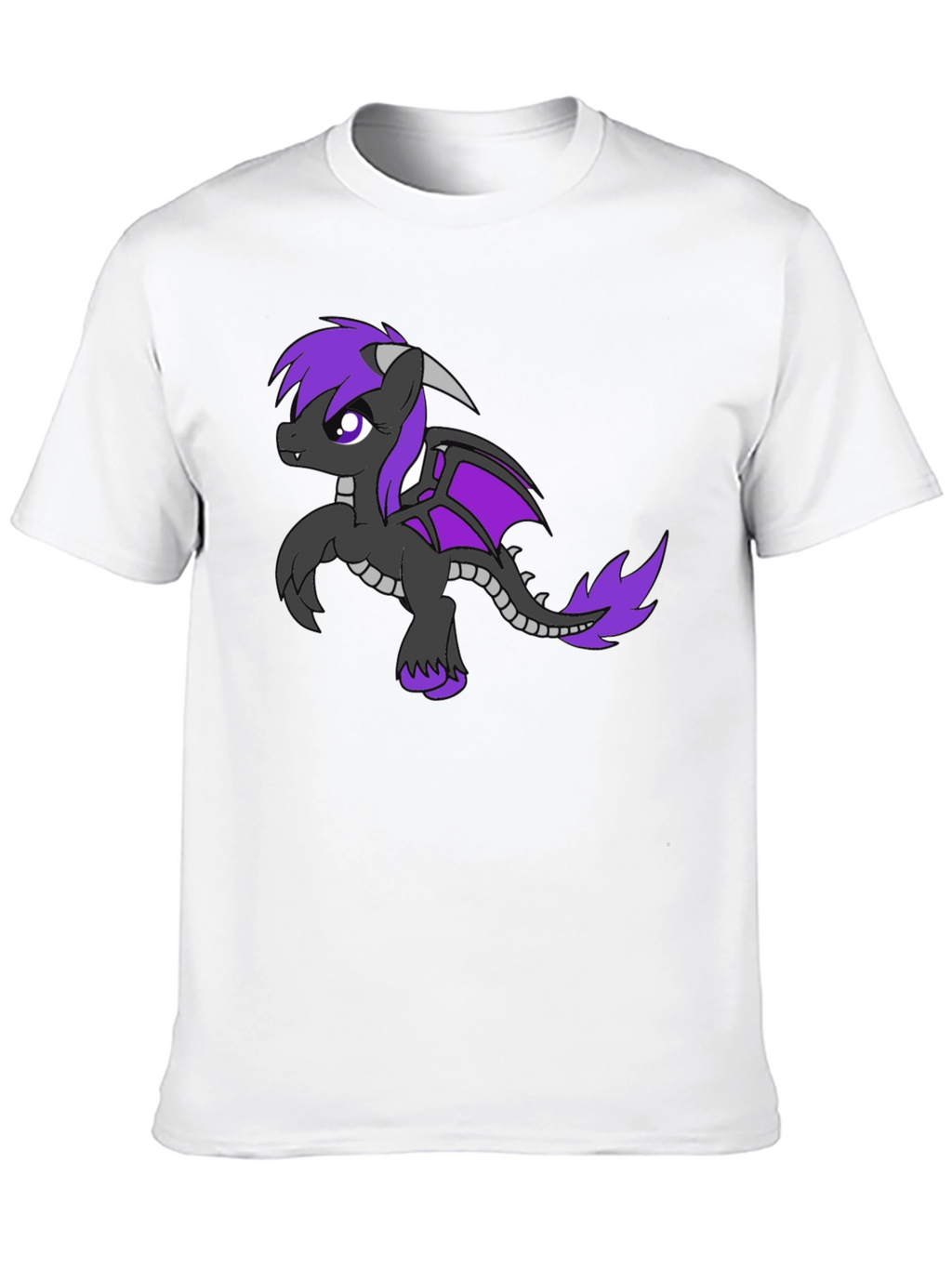 Dragon Pony Graphic Tee - Black