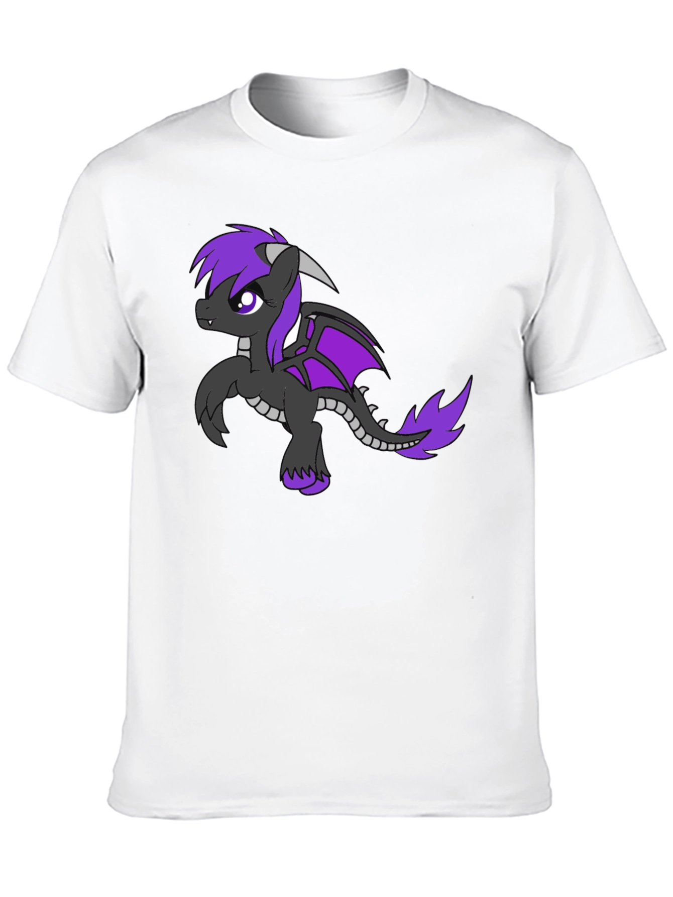 Dragon Pony Graphic Tee - Black
