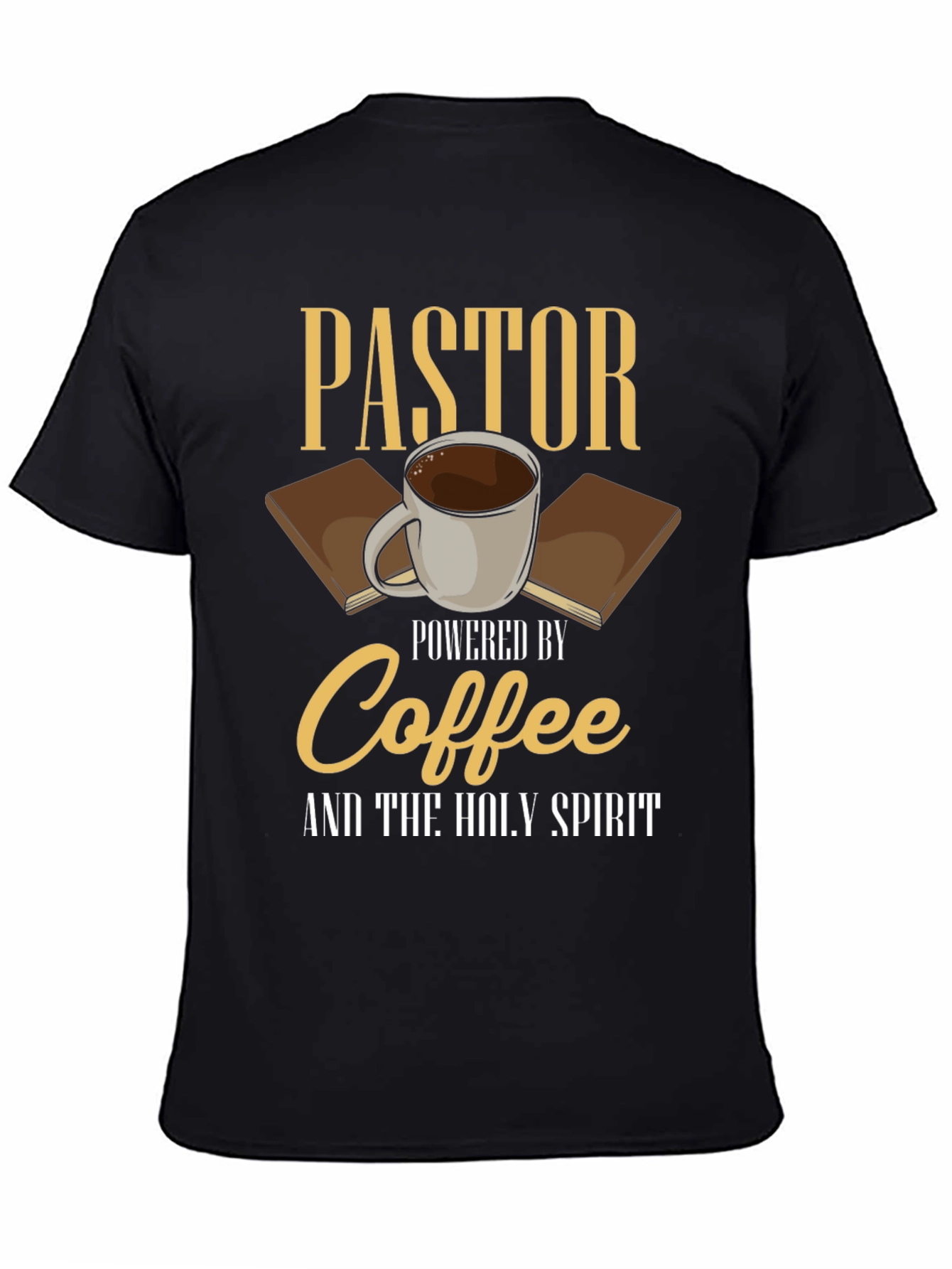 Pastor Powered by Coffee T-Shirt