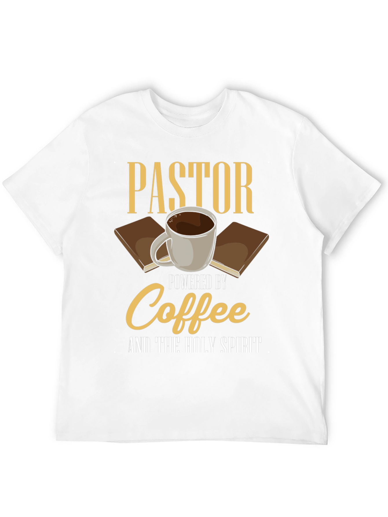 Pastor Powered by Coffee T-Shirt