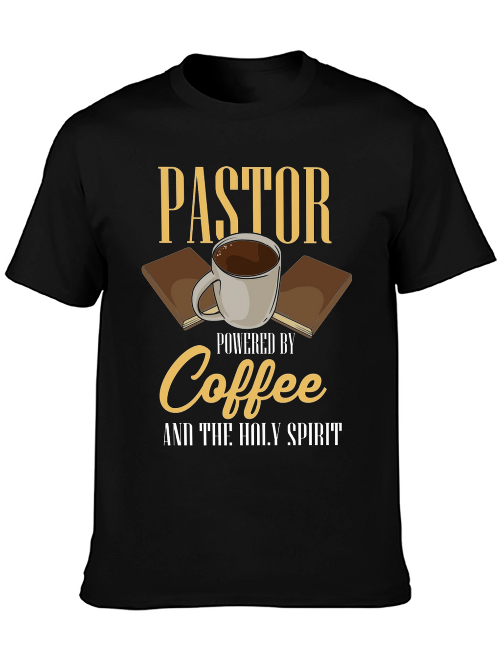 Pastor Powered by Coffee T-Shirt