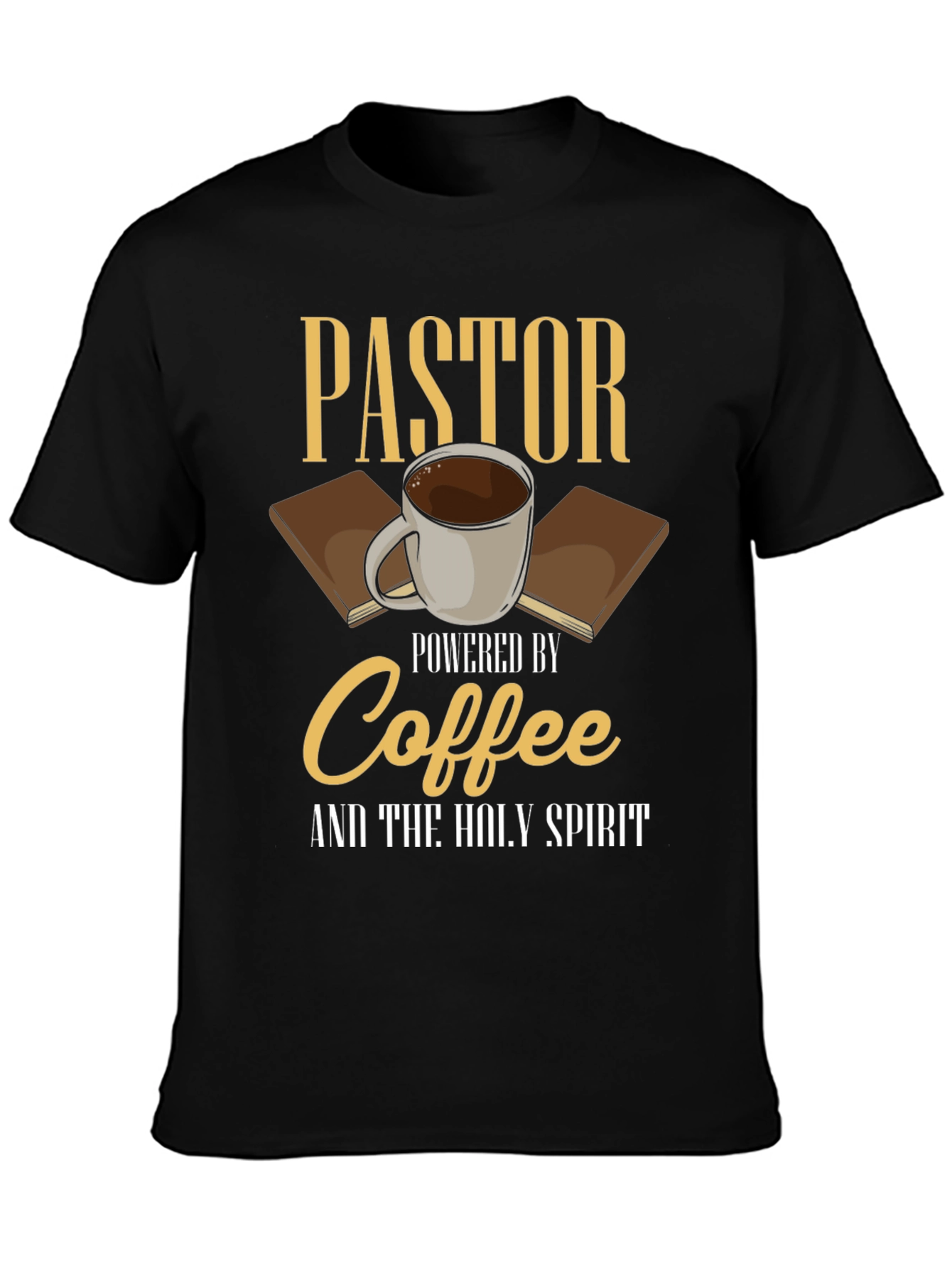 Pastor Powered by Coffee T-Shirt