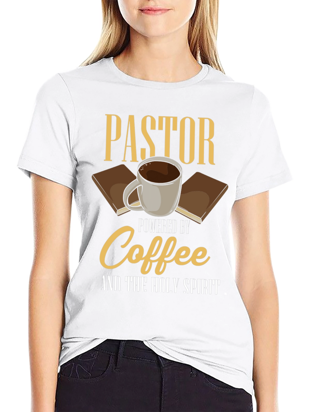 Pastor Powered by Coffee T-Shirt