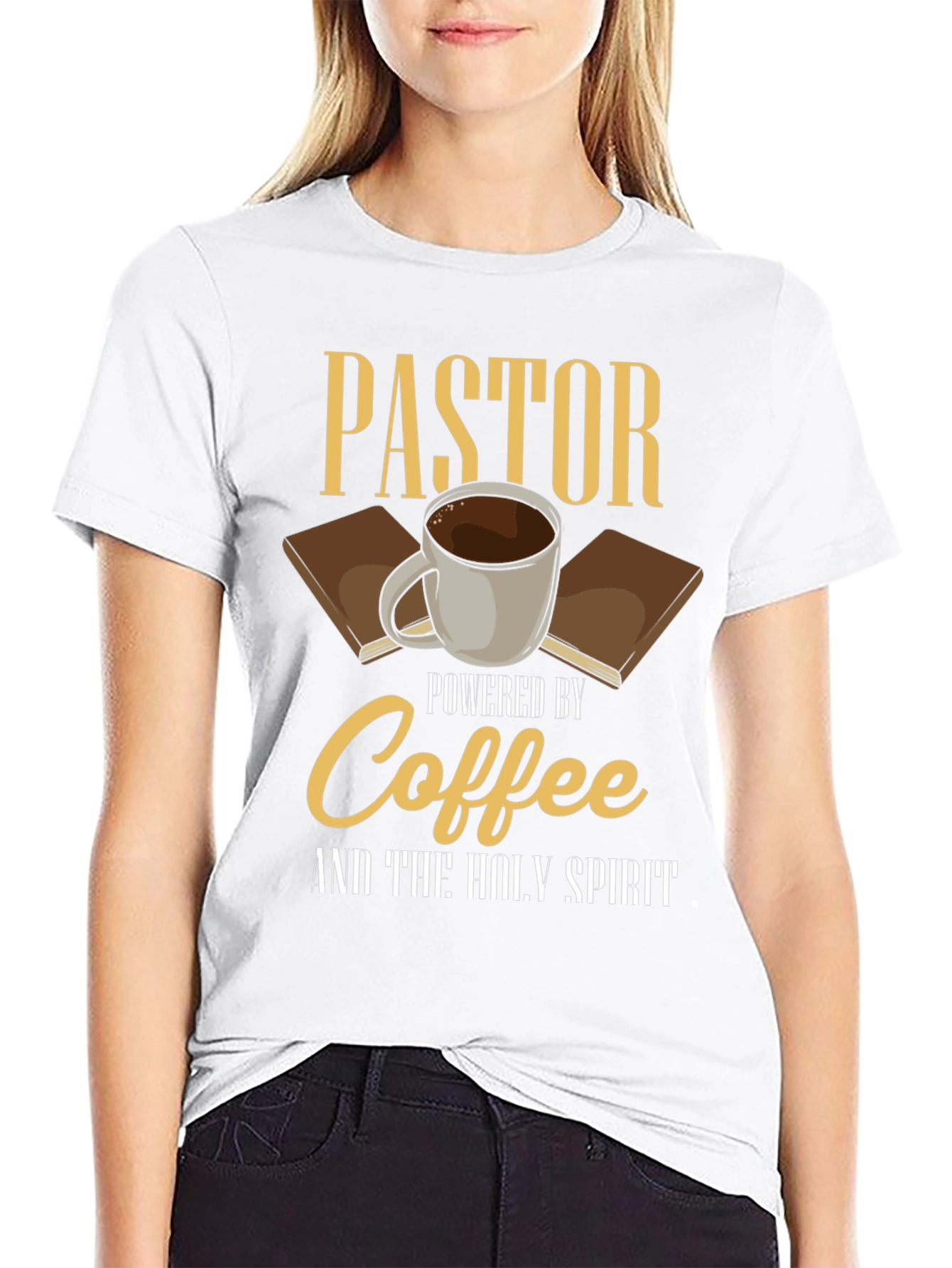 Pastor Powered by Coffee T-Shirt