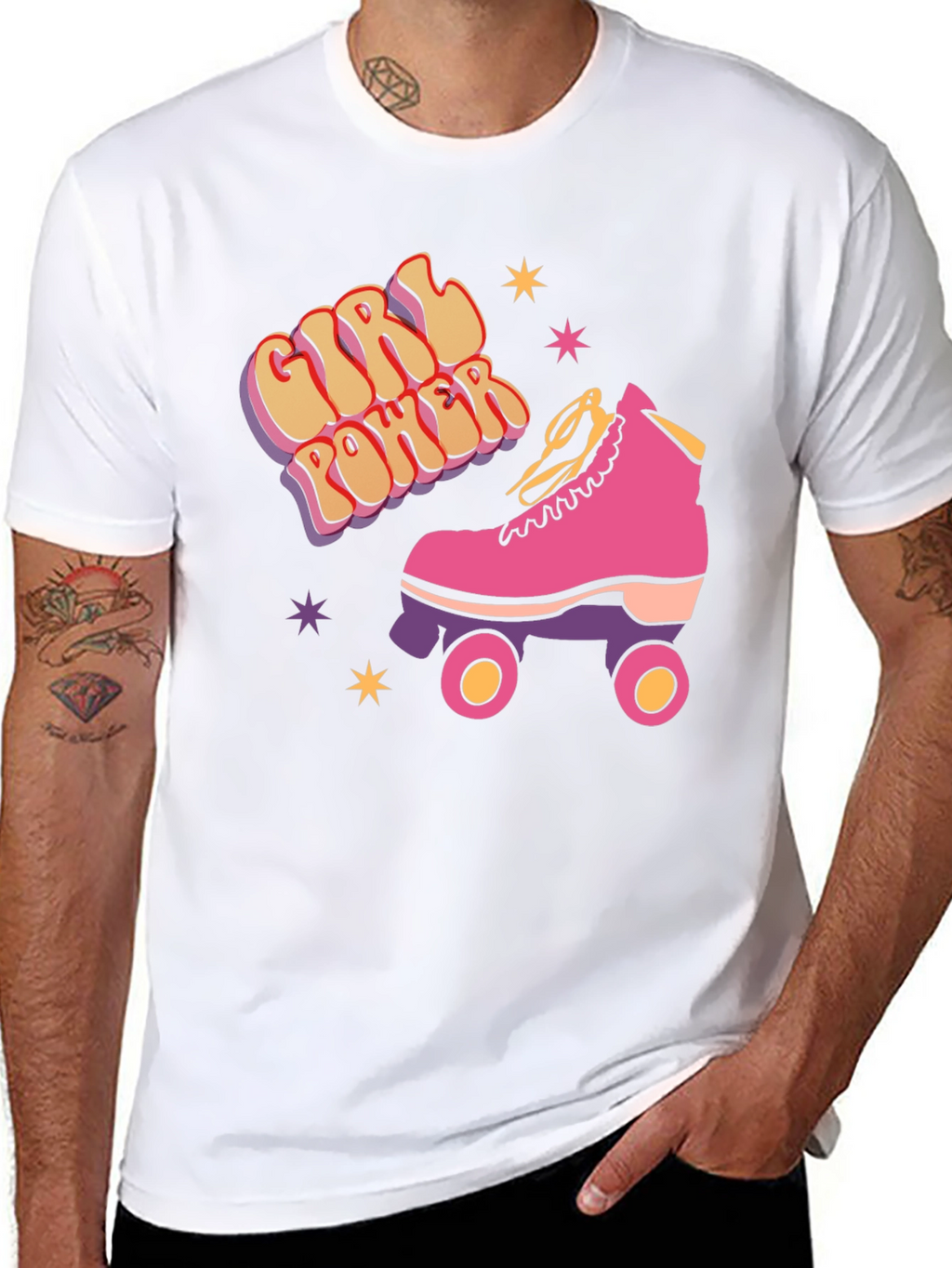 Girl Power Roller Skate T-Shirt