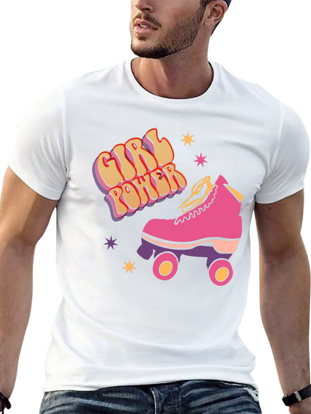 Girl Power Roller Skate T-Shirt