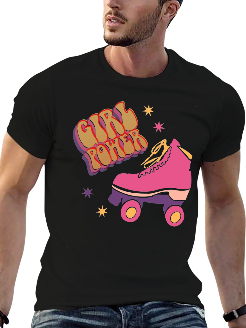Girl Power Roller Skate T-Shirt
